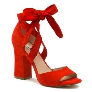 Karl Lagerfeld Scarlet Racha Suede Sandals